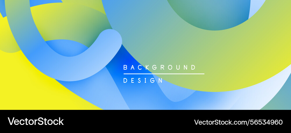 Abstract fluid shapes overlap creating vibrant Abstract fluid shapes overlap creating vibrant vector image