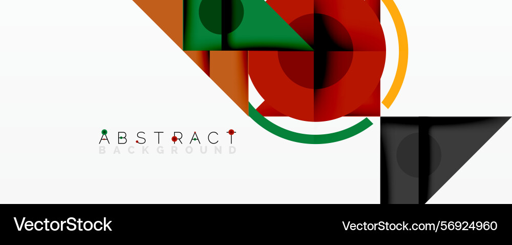 Abstract geometric design overlapping shapes Abstract geometric design overlapping shapes Vector Image