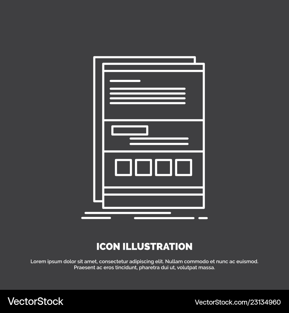 Browser dynamic internet page responsive icon Browser dynamic internet page responsive icon vector image