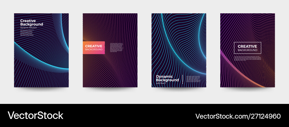 Cover design dynamic background Cover design dynamic background vector image
