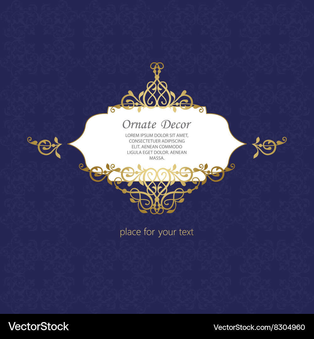 Elegant element for design template vector image