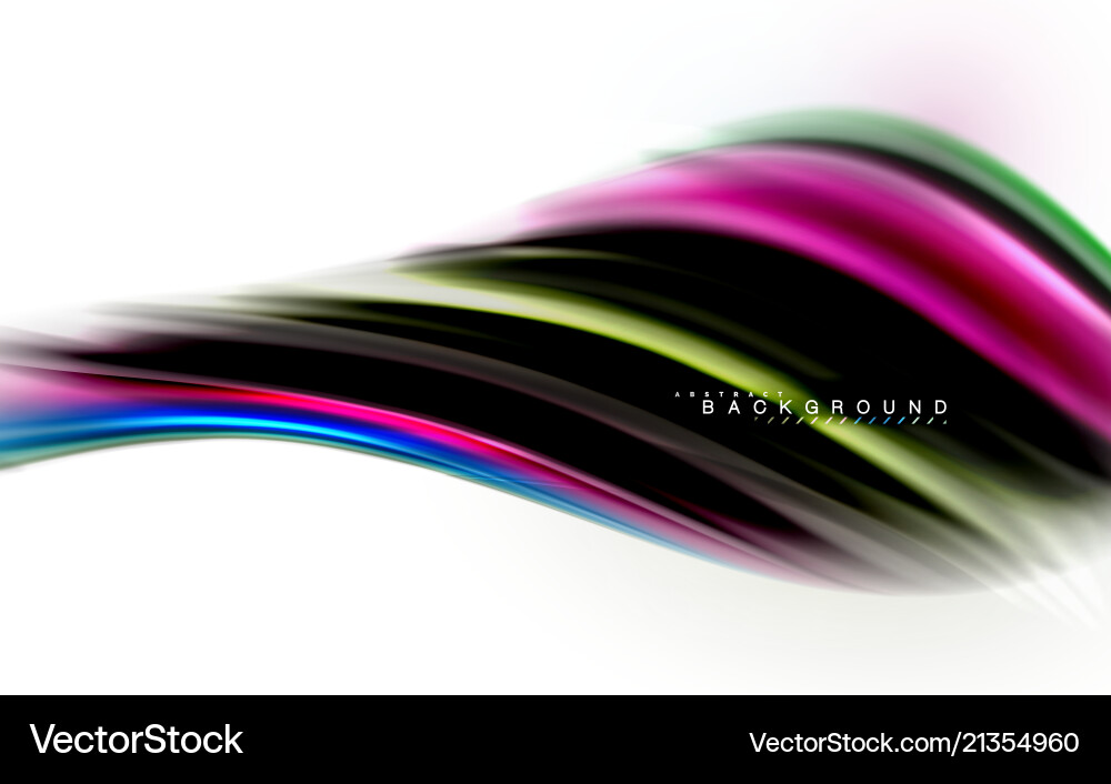 Fluid Color Mixing Abstract Background Vector Image