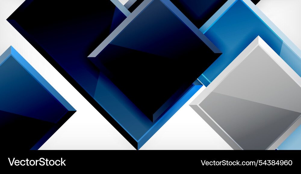 Square shape color abstract geometry Vector Image
