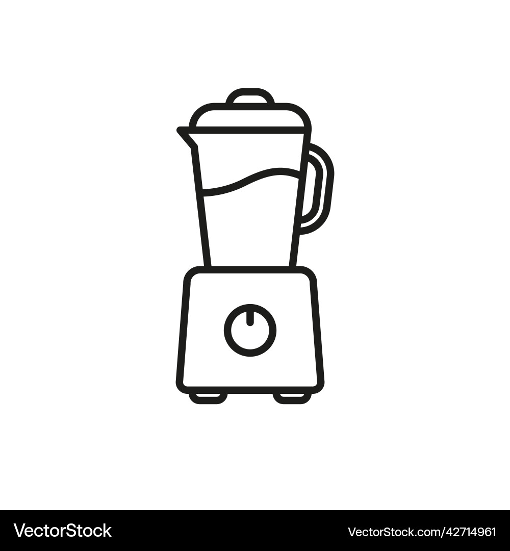 Blender icon linear image simple flat Blender icon linear image simple flat vector image