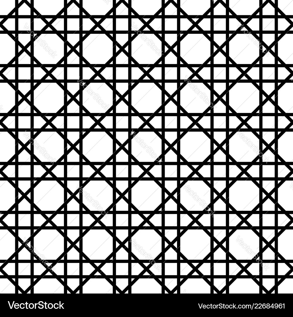 Lattice Geometric Pattern vector image