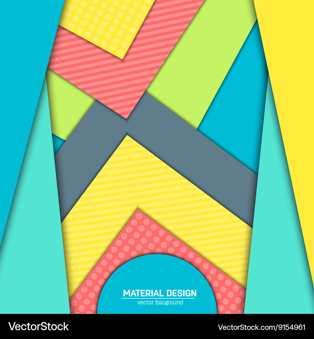 Material design background abstract vector image
