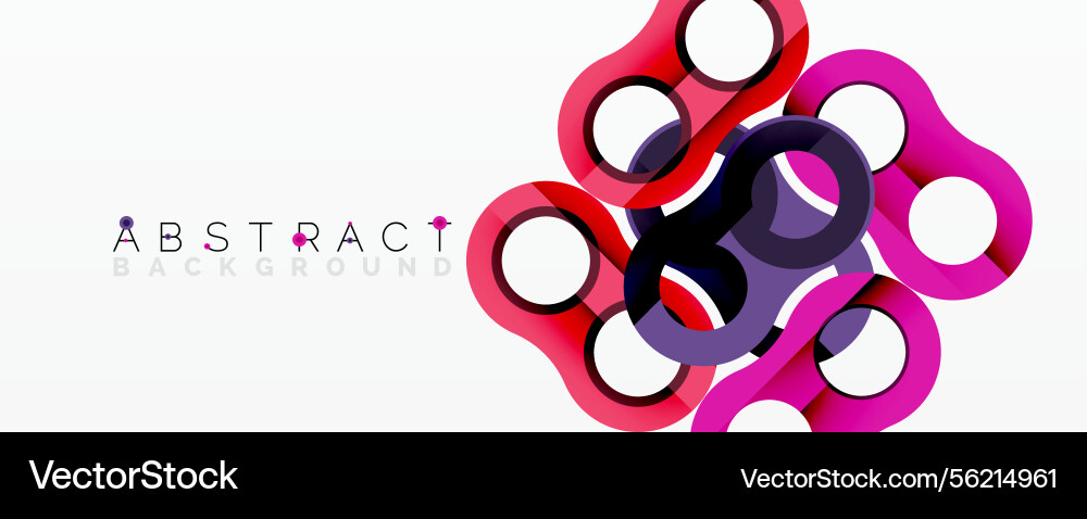Modern abstract design features overlapping Modern abstract design features overlapping vector image