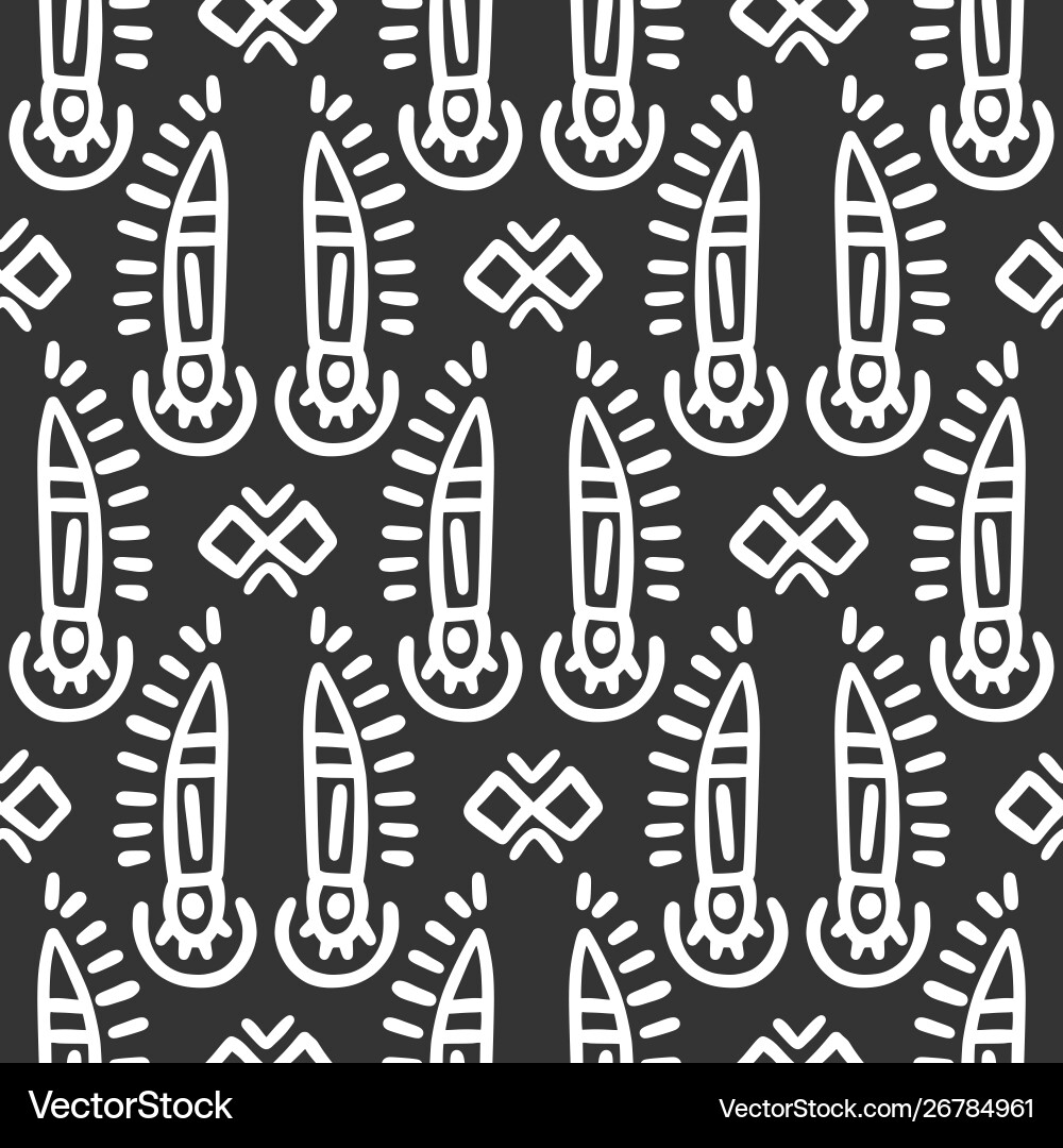 Seamless aztec pattern Seamless aztec pattern Vector Image