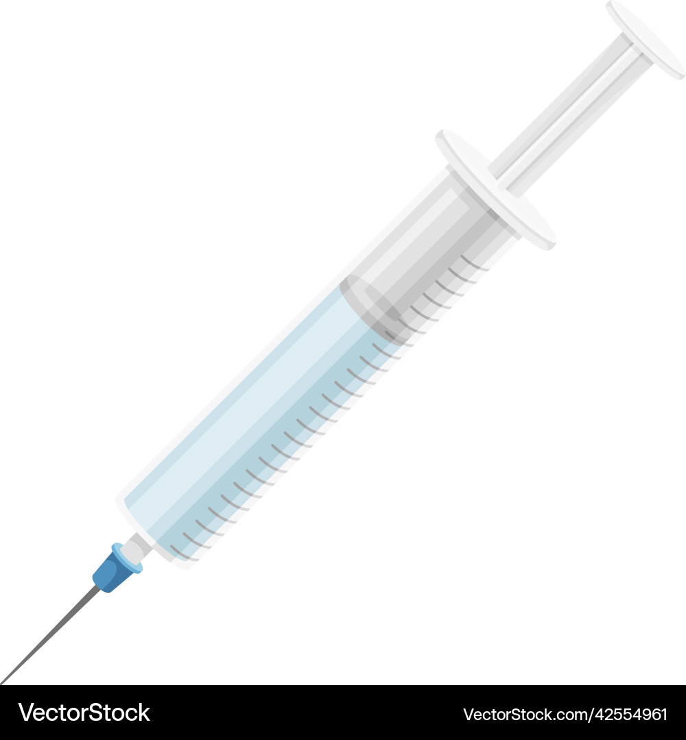 Syringe als medizinisches Gerät für Injektion und Infuse Syringe als medizinisches Gerät für Injektion und Infuse vektorbild