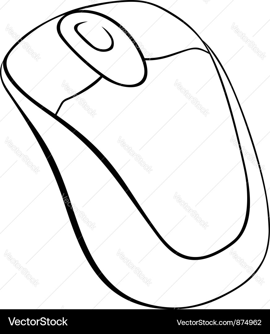Computer mouse vector image