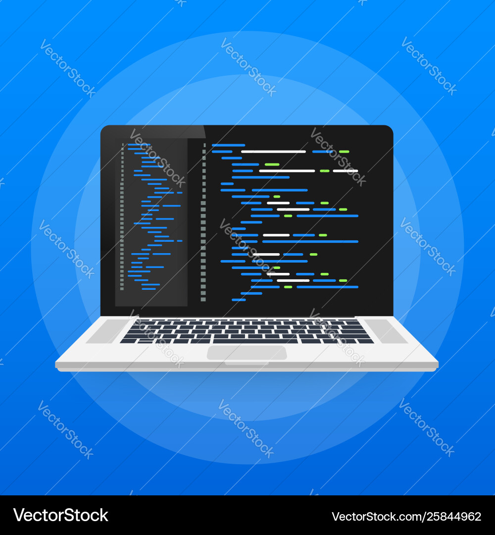 Digital java code text computer software coding Digital java code text computer software coding Vector Image