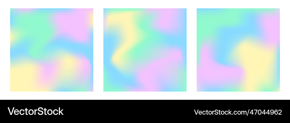 Pearlescent background with holographic gradient Vector Image