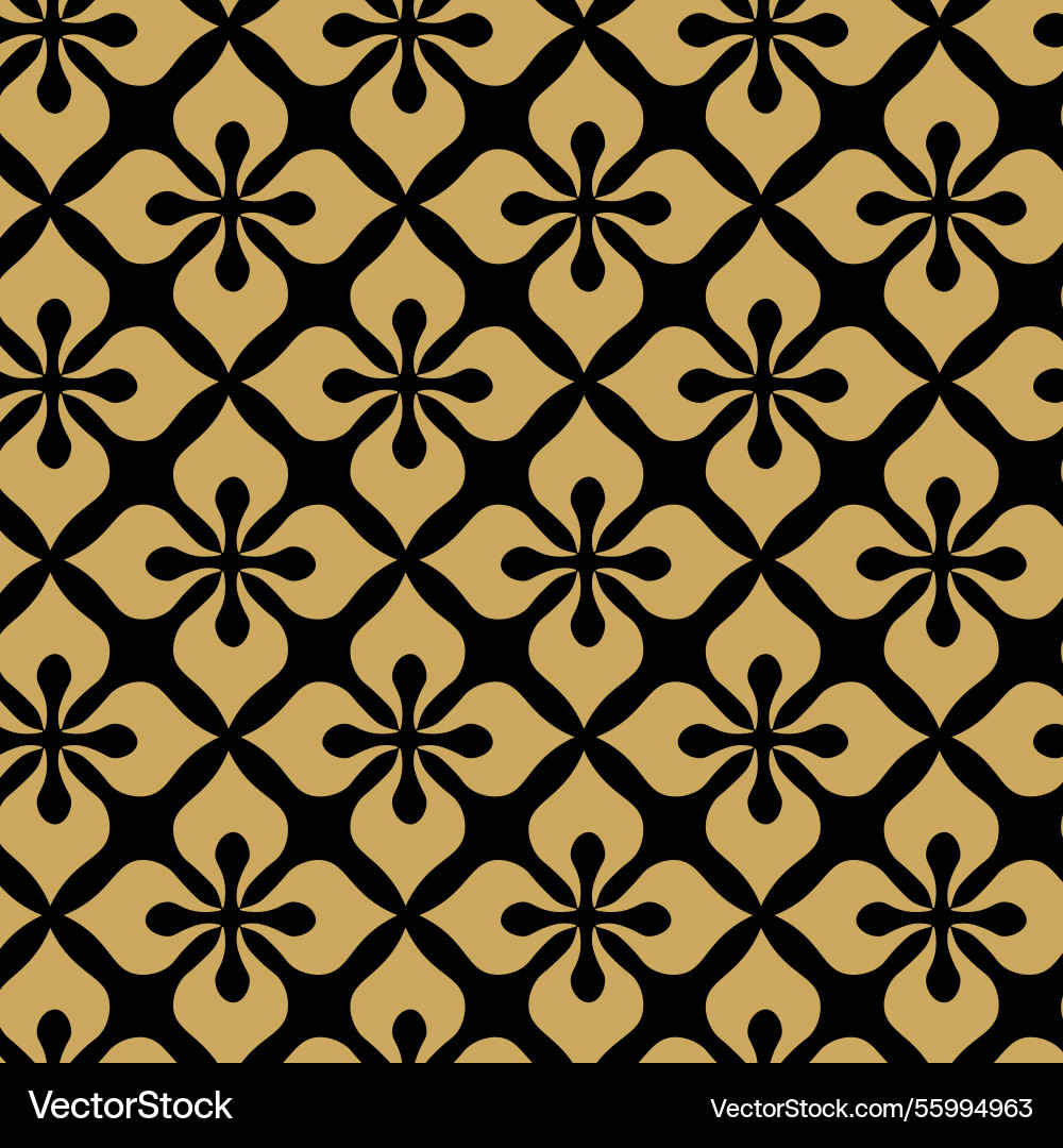 Abstract geometric pattern with squares crosses Vector Image