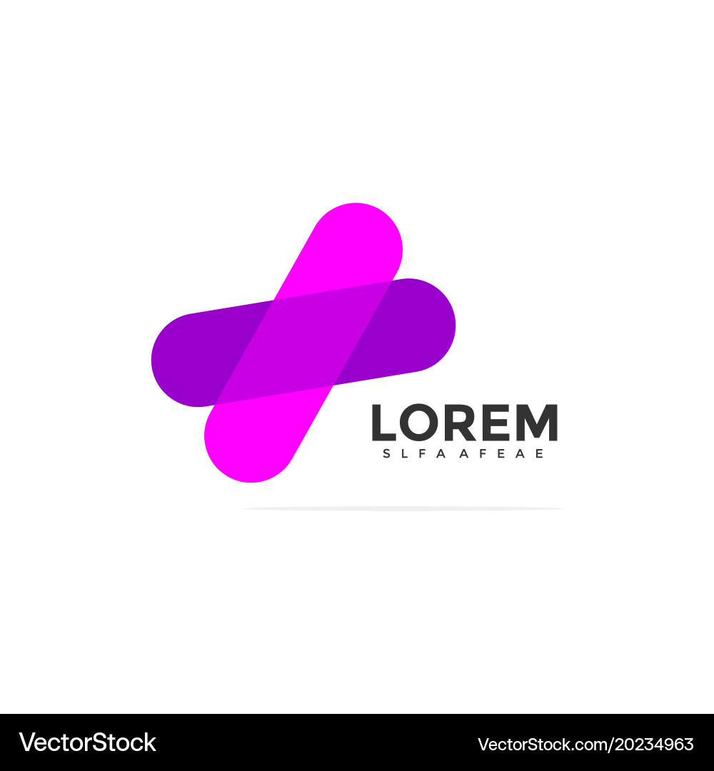 Abstract mark logotype design Vector Image