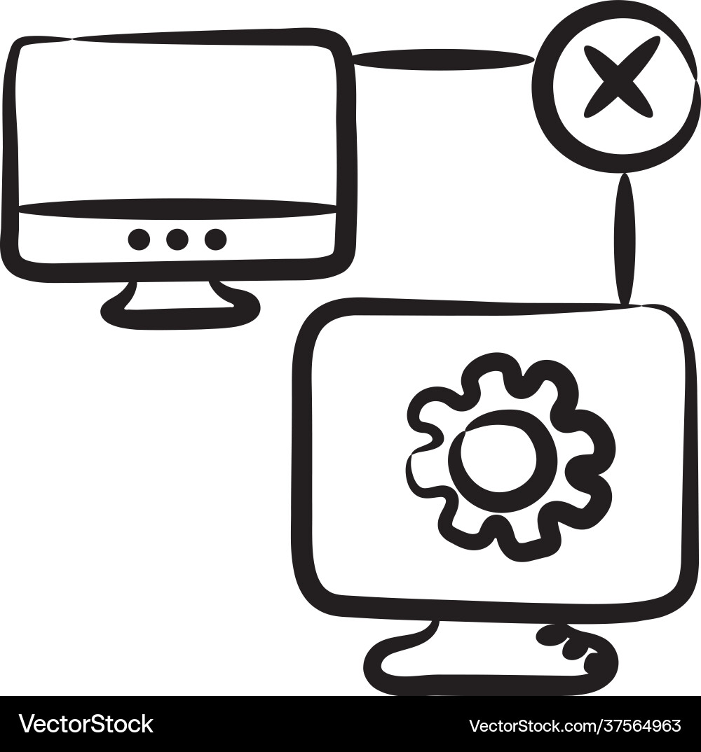 Connection error vector image