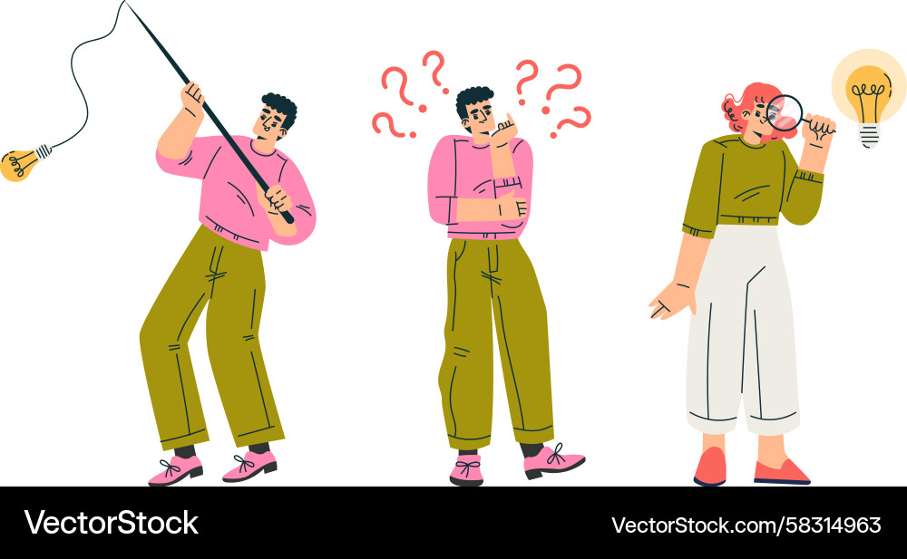 Creative Problem Solving Vector Image