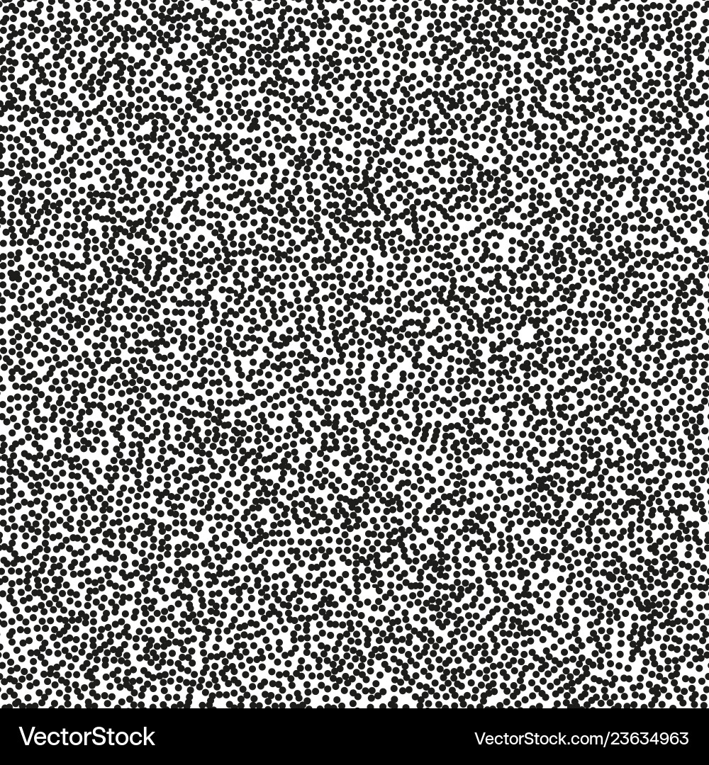 Pointillism high density seamless dots pattern Pointillism high density seamless dots pattern Vector Image