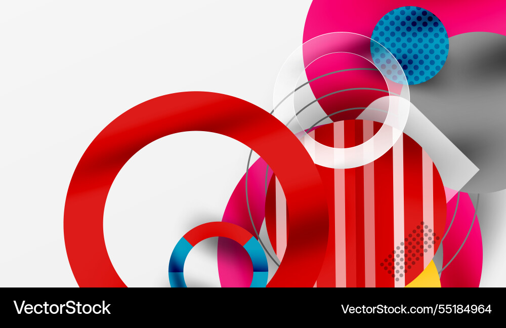 Abstract circle design with overlapping Abstract circle design with overlapping vector image