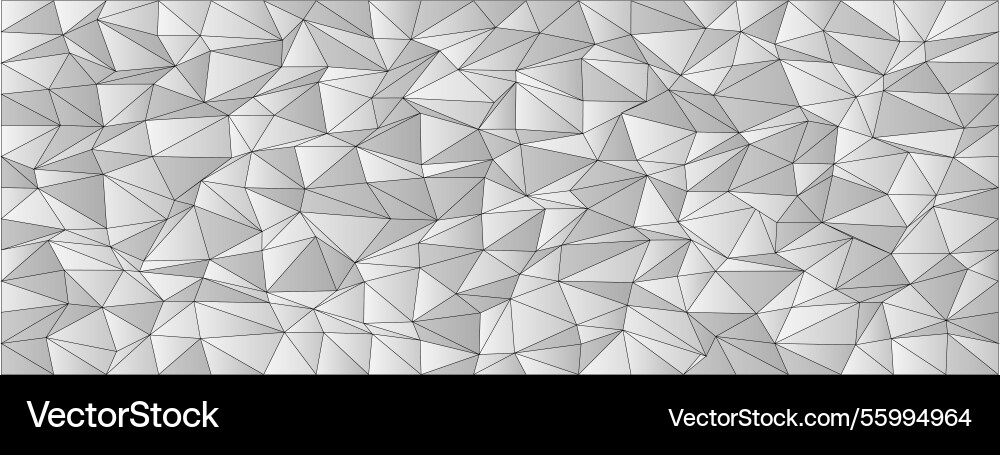 Abstract geometric pattern with chaotic triangles vector image