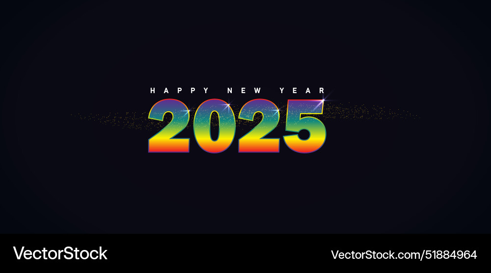Colorful text with a rainbow gradient background Colorful text with a rainbow gradient background Vector Image