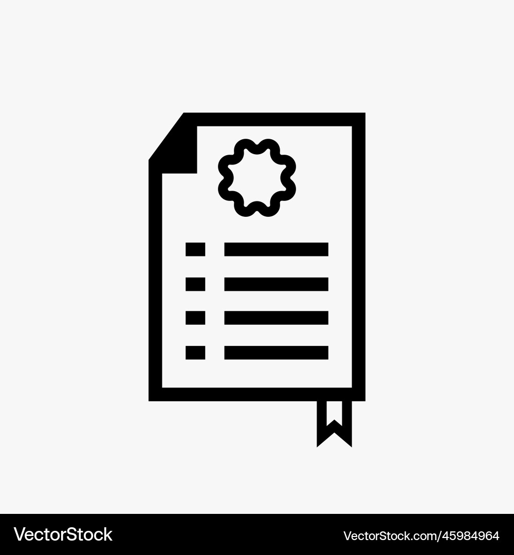 Note icon logo template for many purpose isolated Note icon logo template for many purpose isolated vector image
