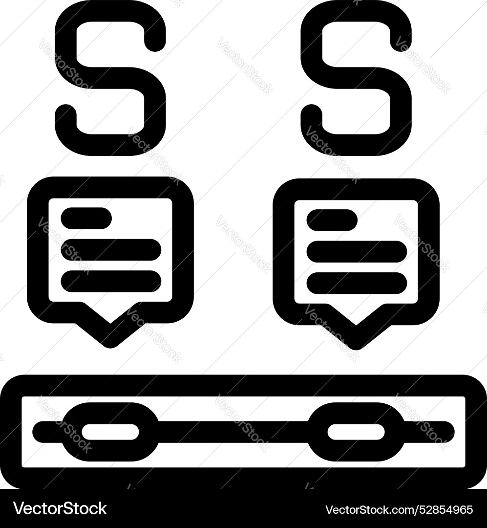 Blockchain technology connecting secure data Blockchain technology connecting secure data Vector Image