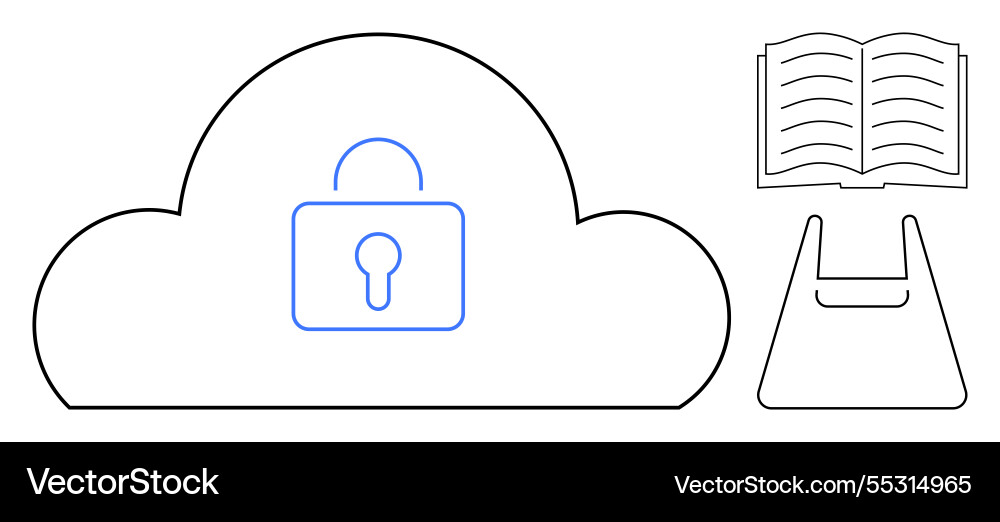 Cloud security and knowledge management for secure Cloud security and knowledge management for secure vector image