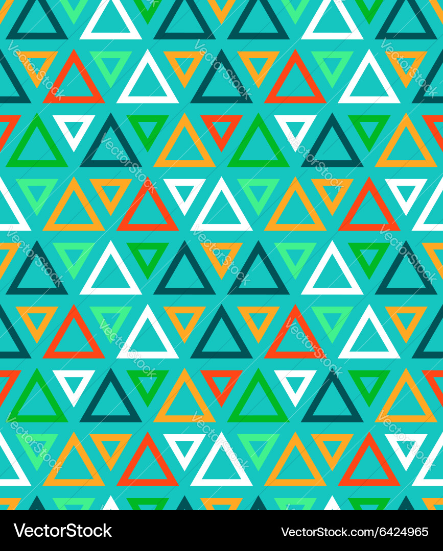 Geometric Triangle Pattern vector image