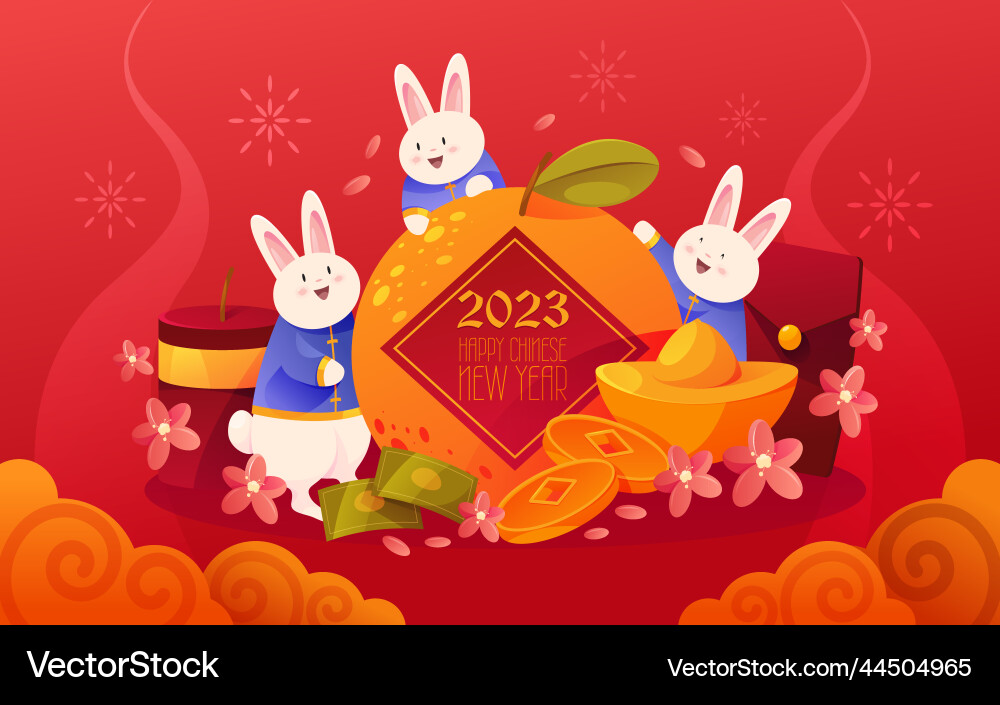 Happy new year greeting card or banner Happy new year greeting card or banner vector image