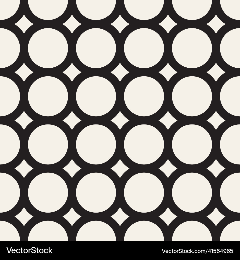Seamless pattern repeating geometric elements Vector Image