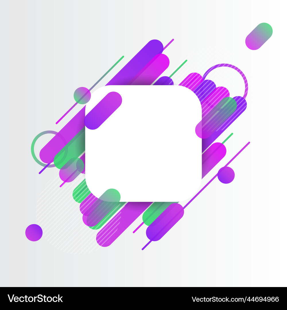 Creative rounded lines edge place for text Creative rounded lines edge place for text Vector Image