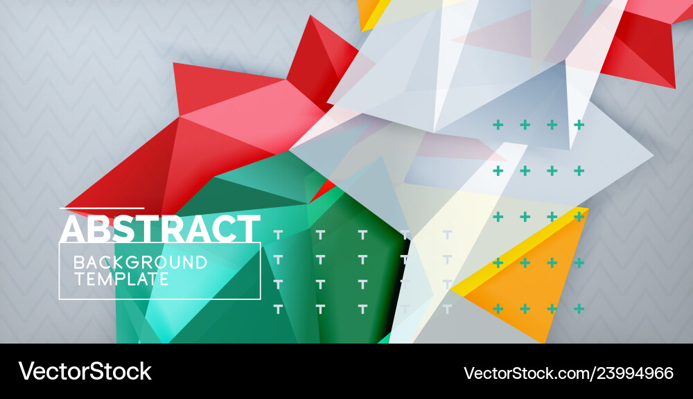 Low poly design 3d triangular shape background Low poly design 3d triangular shape background vector image