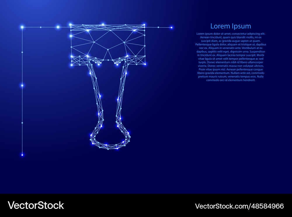 Paper clip on empty blank document from Vector Image