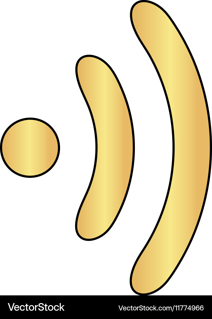 Wireless computer symbol Vector Image