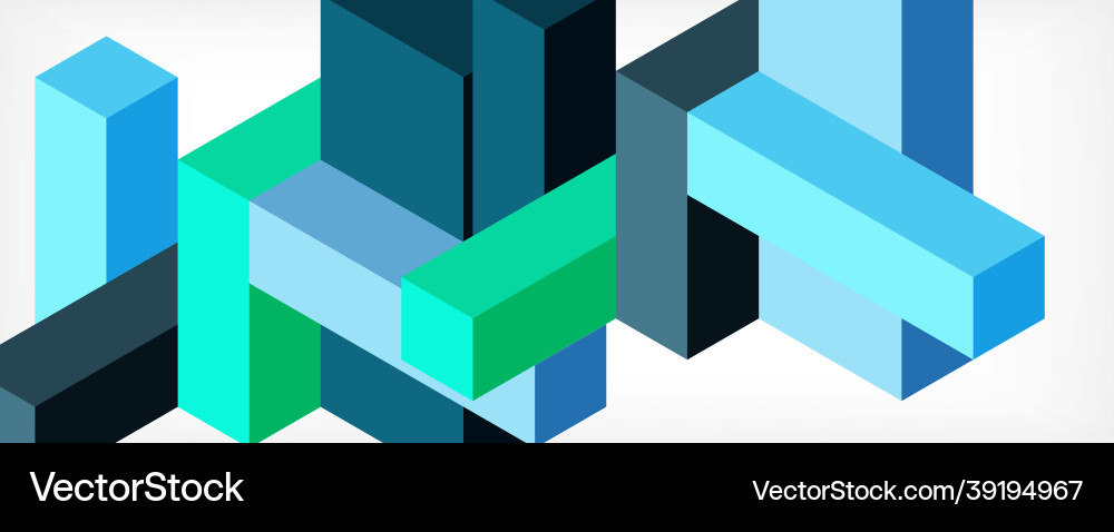 Abstract background 3d cubes cubic elements Abstract background 3d cubes cubic elements vector image