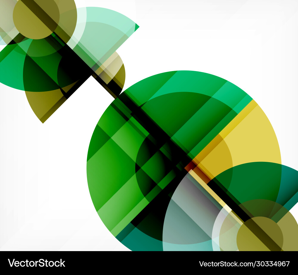 Abstract background circle and triangle design Vector Image