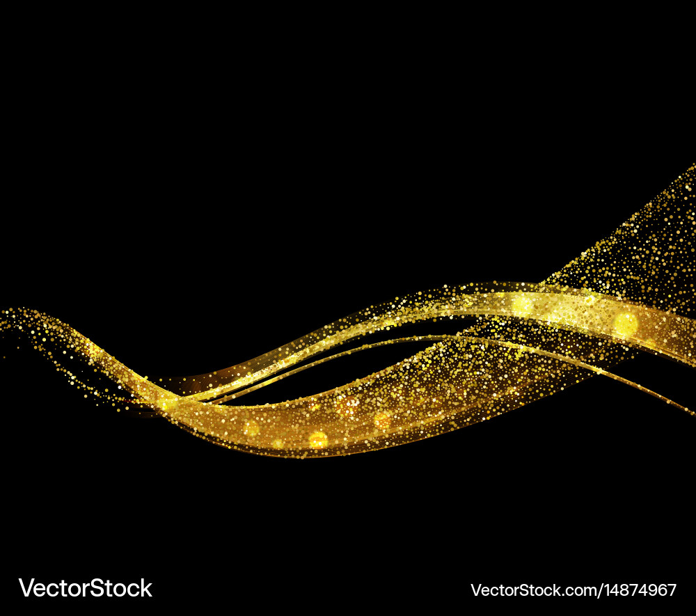 Abstract color wave design element Vector Image