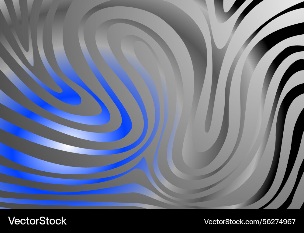 Abstract horizontal background with colorful waves Vector Image