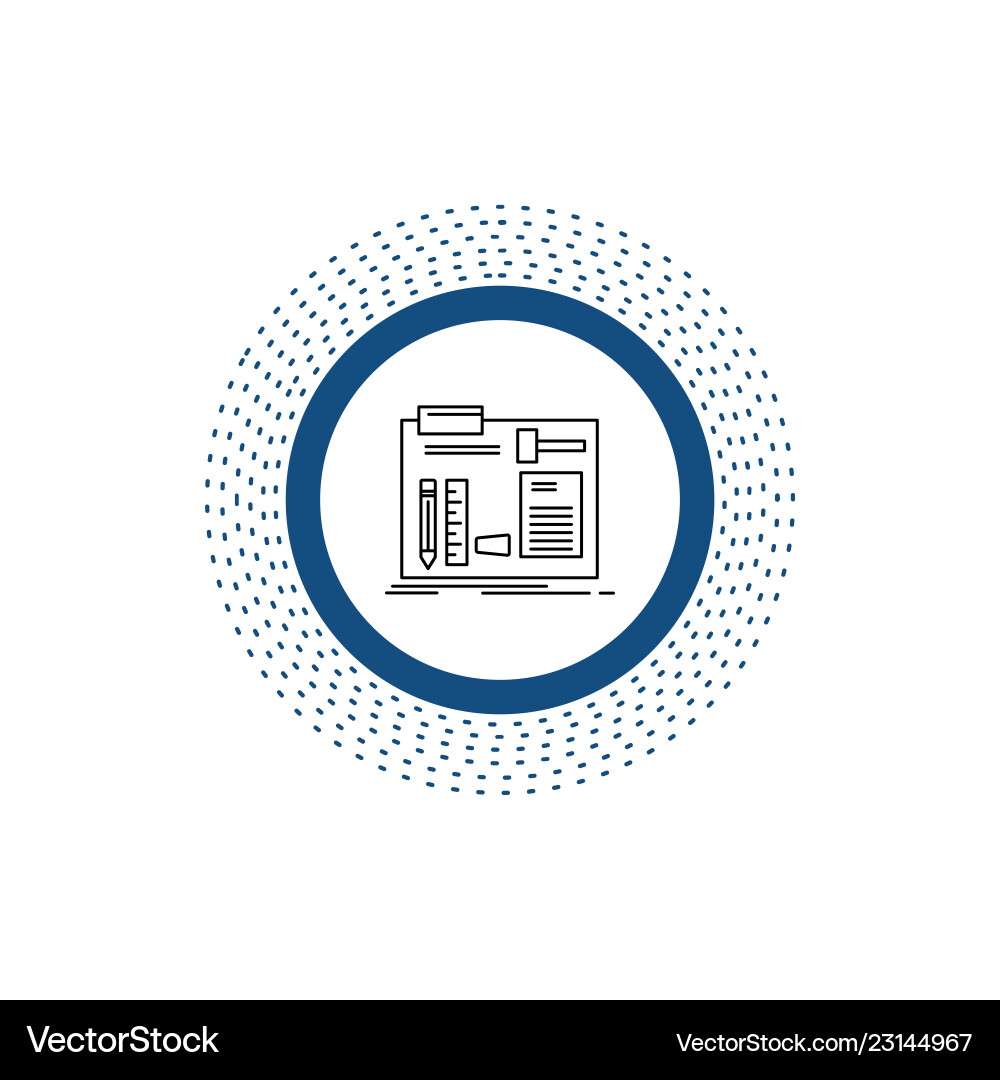 Build construct diy engineer workshop line icon Build construct diy engineer workshop line icon Vector Image