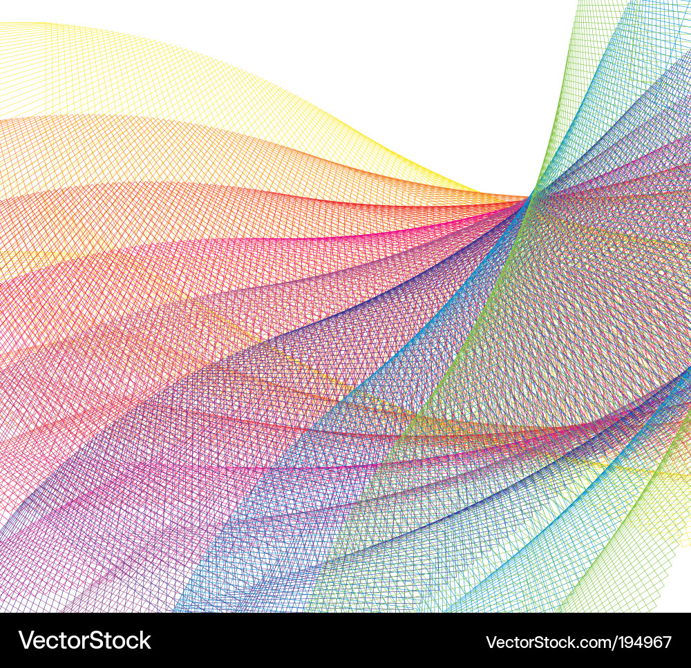 Chromatic Flow Spectrum Vector Image
