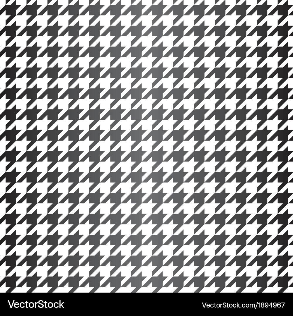 Classic Houndstooth Pattern vector image