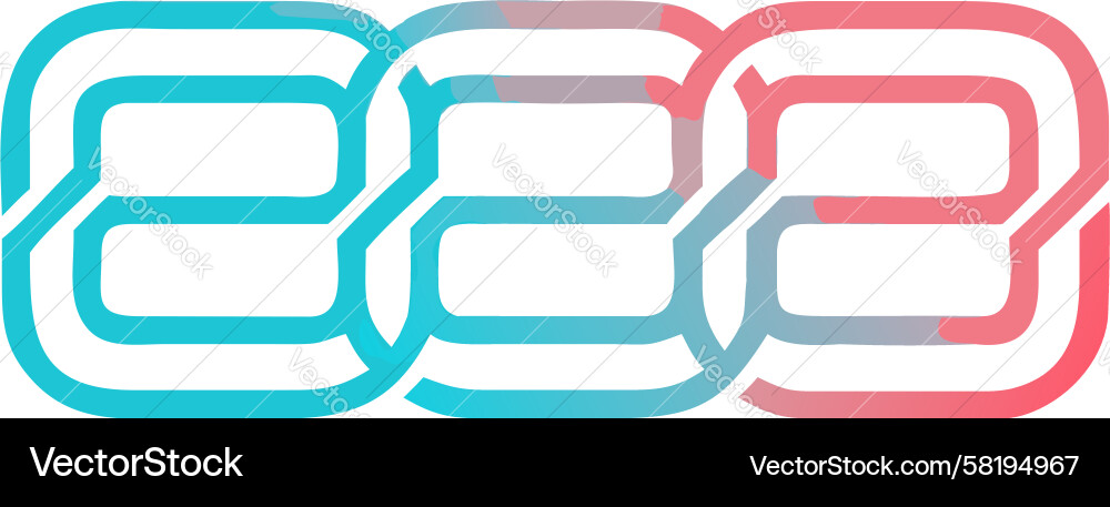 Dynamic Interlocking Loops Vector Image