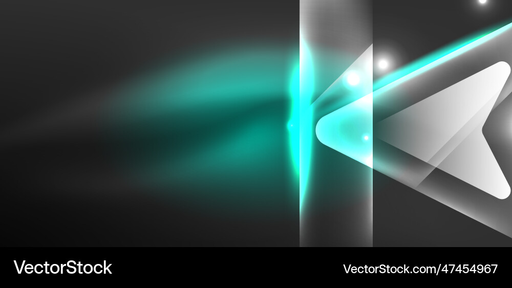 Neon speed arrow and line shapes background hi Neon speed arrow and line shapes background hi Vector Image
