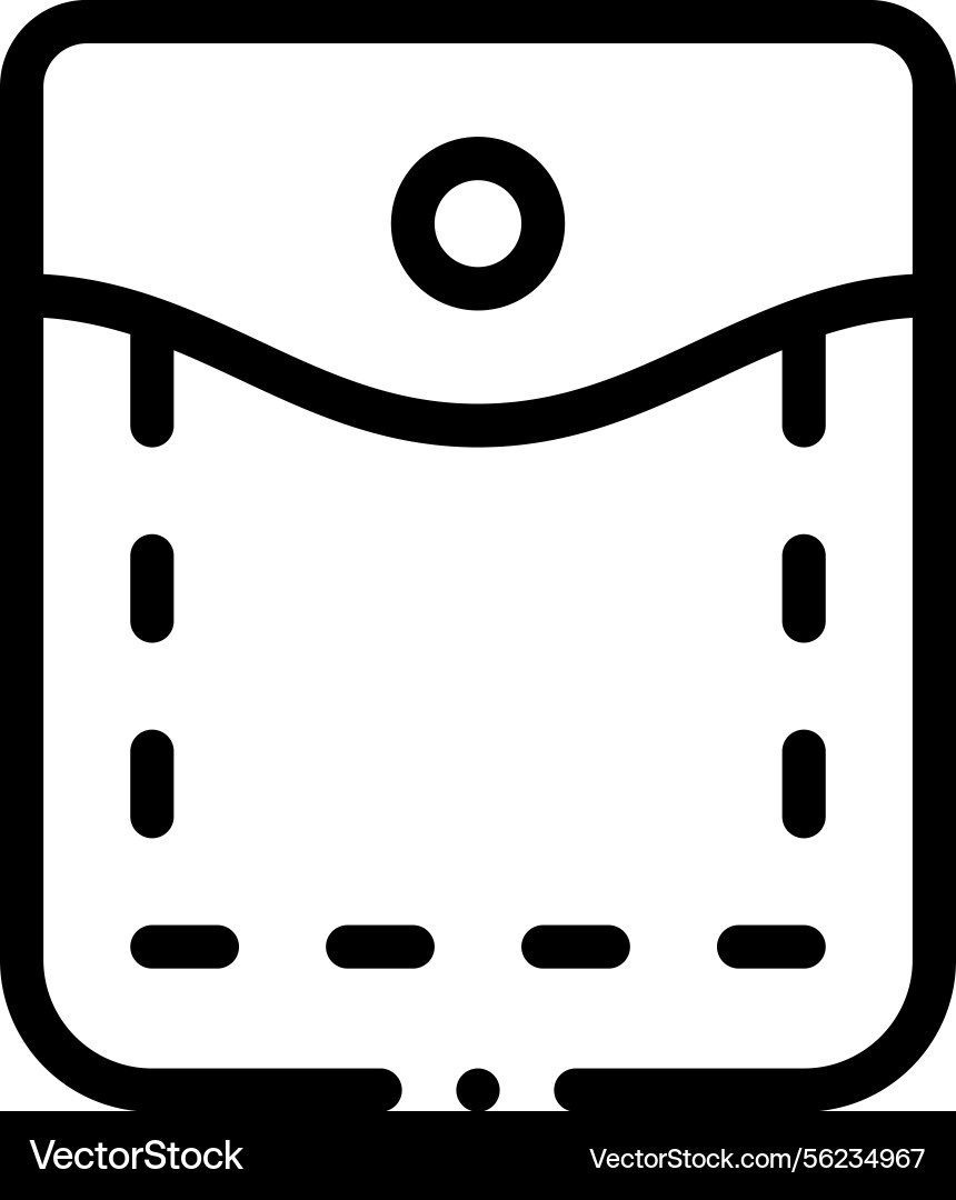 Pod icon thin linear style design isolated Pod icon thin linear style design isolated vector image