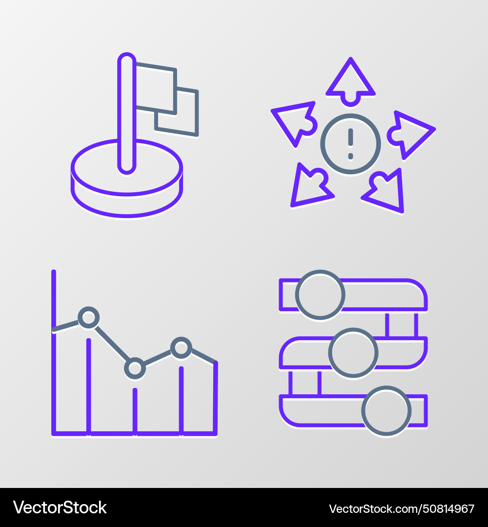 Set line graph chart diagram pie infographic many Set line graph chart diagram pie infographic many vector image
