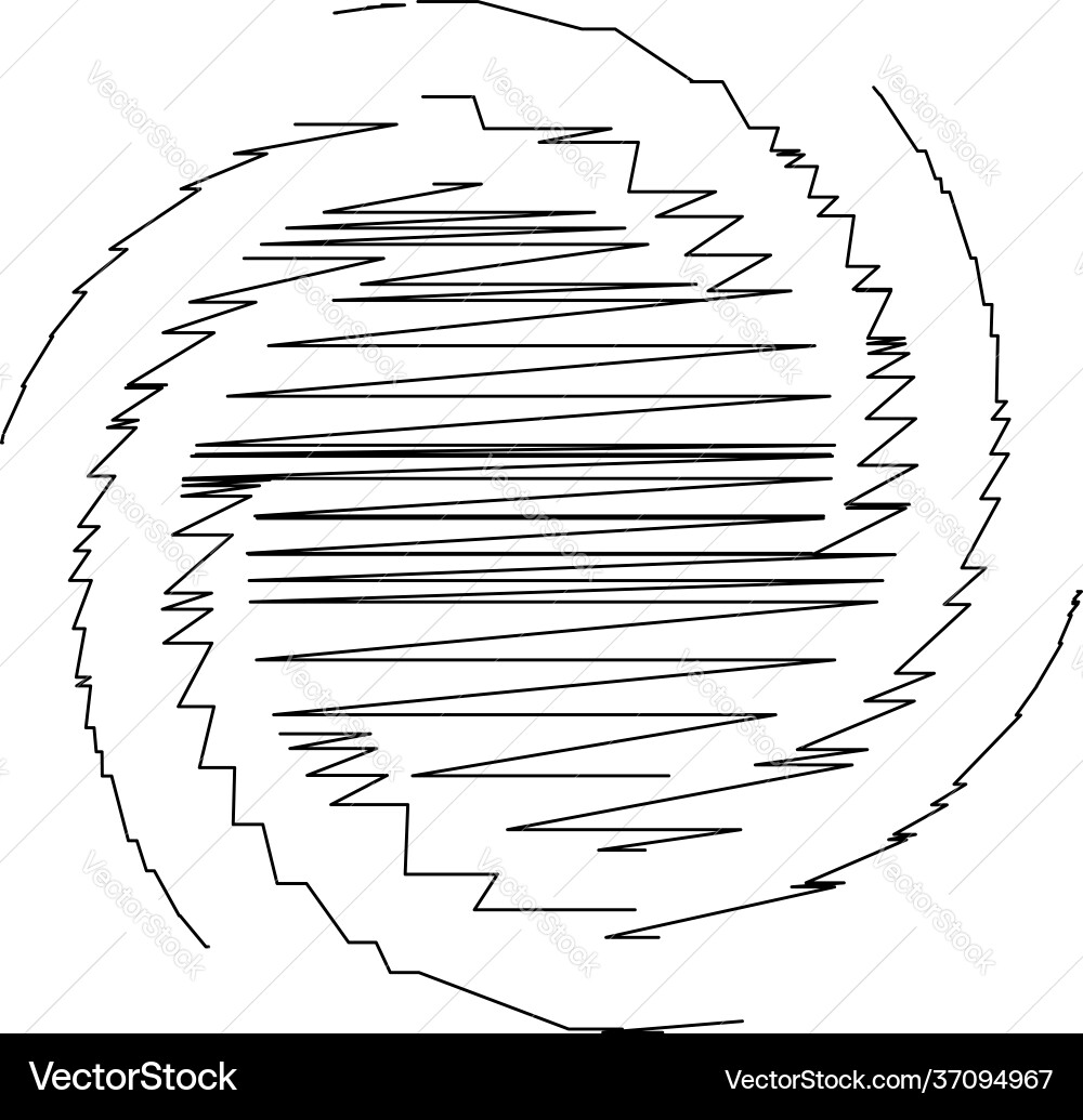 Spiral swirl twirl design element with sketchy Spiral swirl twirl design element with sketchy vector image