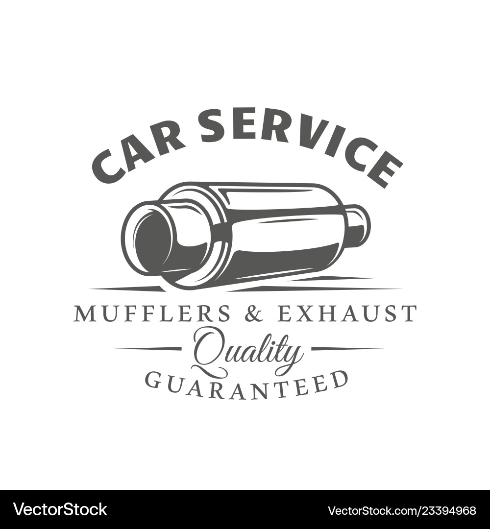 Car Service Label - Auto Emblem vector image