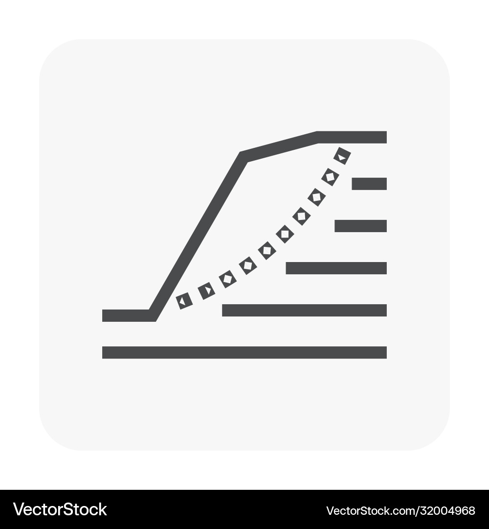 Geotechnical engineering icon Geotechnical engineering icon vector image