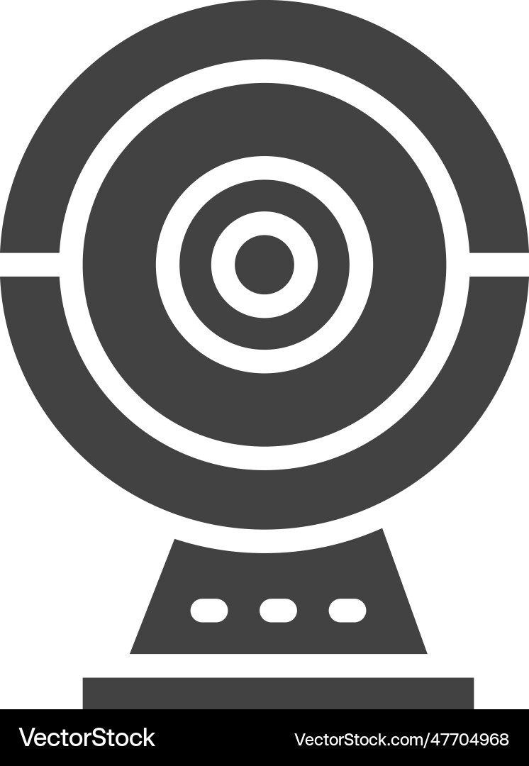 Web camera icon image Vector Image