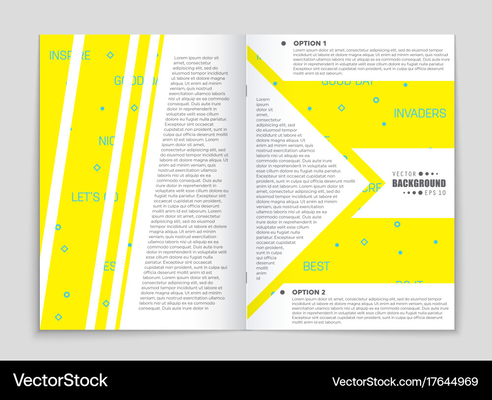 Abstract layout background set for art vector image